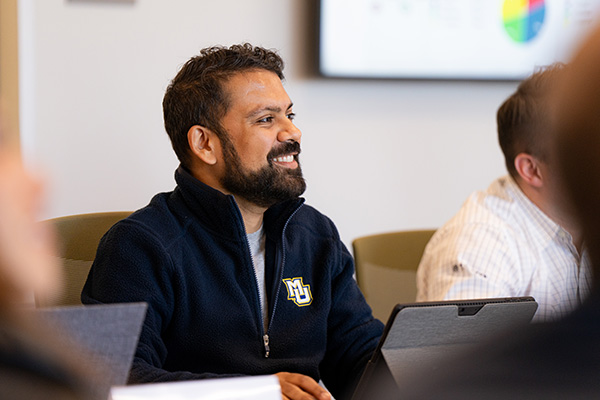 A student at business school