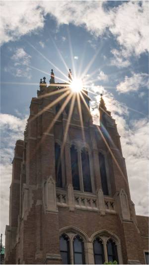 Marquette tower mobile background