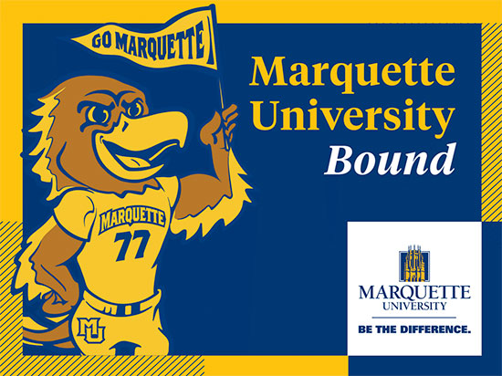 Iggy flag marquette bound sign