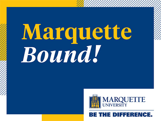 Marquette bound sign