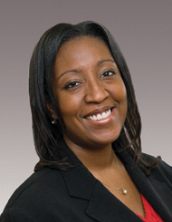 AYIESHA J. DOMINO-BROWN, 
ARTS '99, PROF ST '09