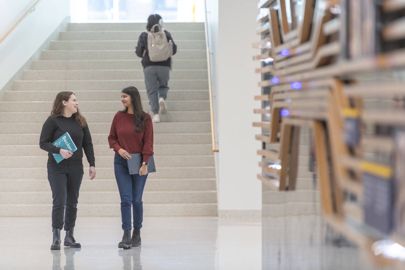 Students in O'Brien Hall
