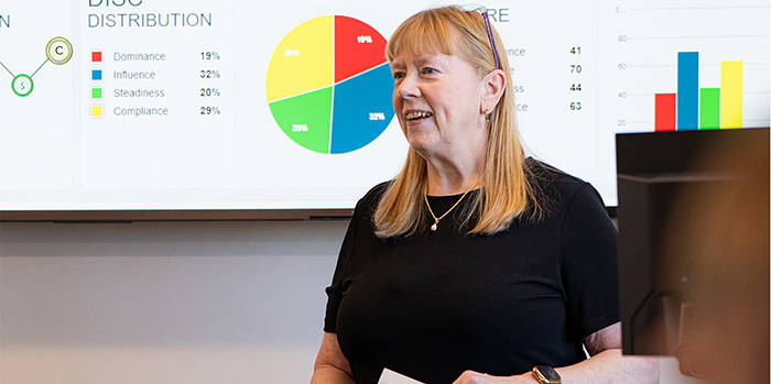 Instructor in classroom