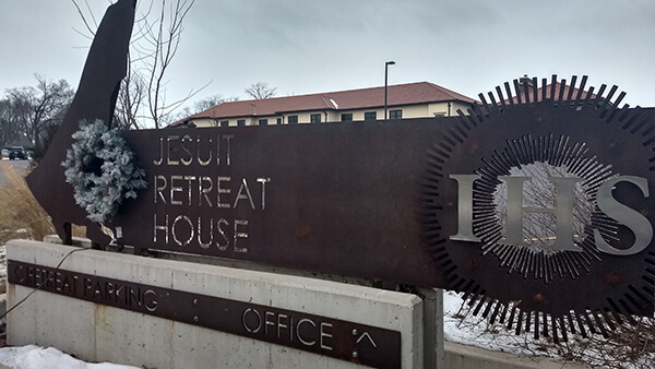 Entrance to the Retreat house