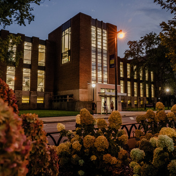 Lemonis Center at night