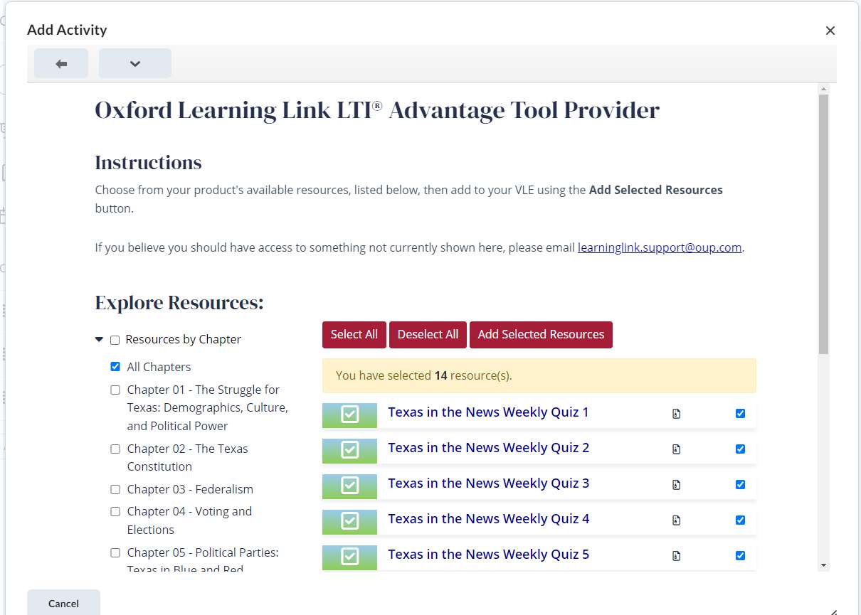 Oxford Learning Link LTI Step 7