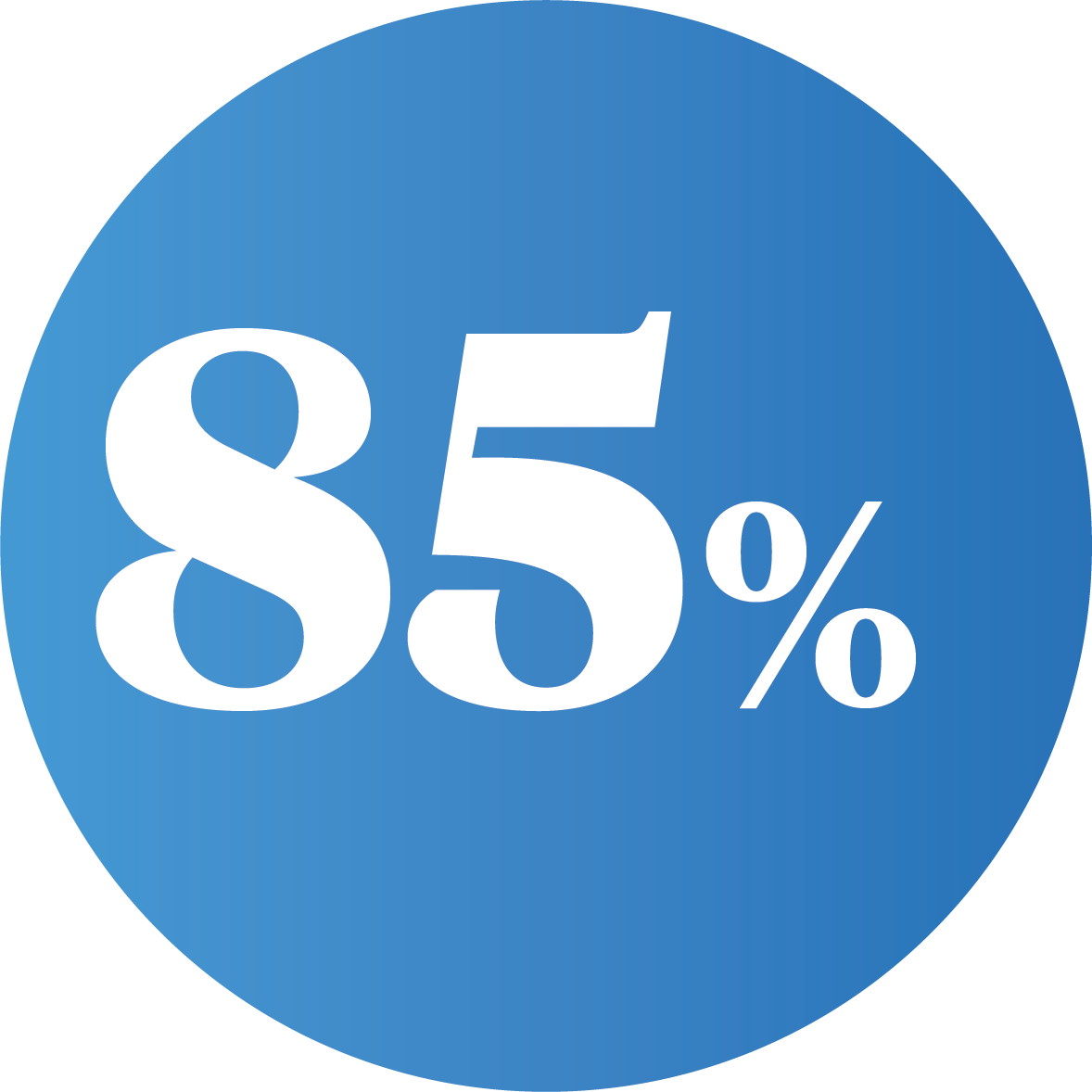 85%