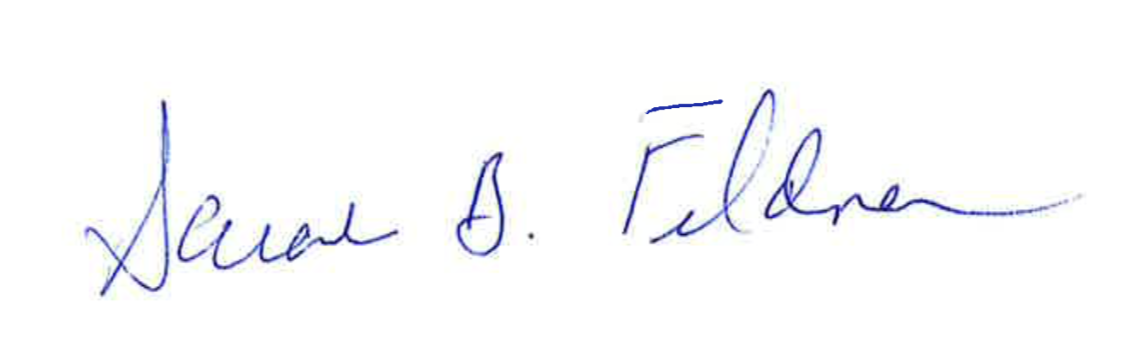 Sarah Felder signature