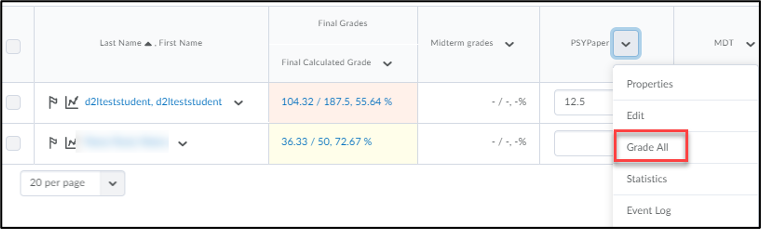 Grade all