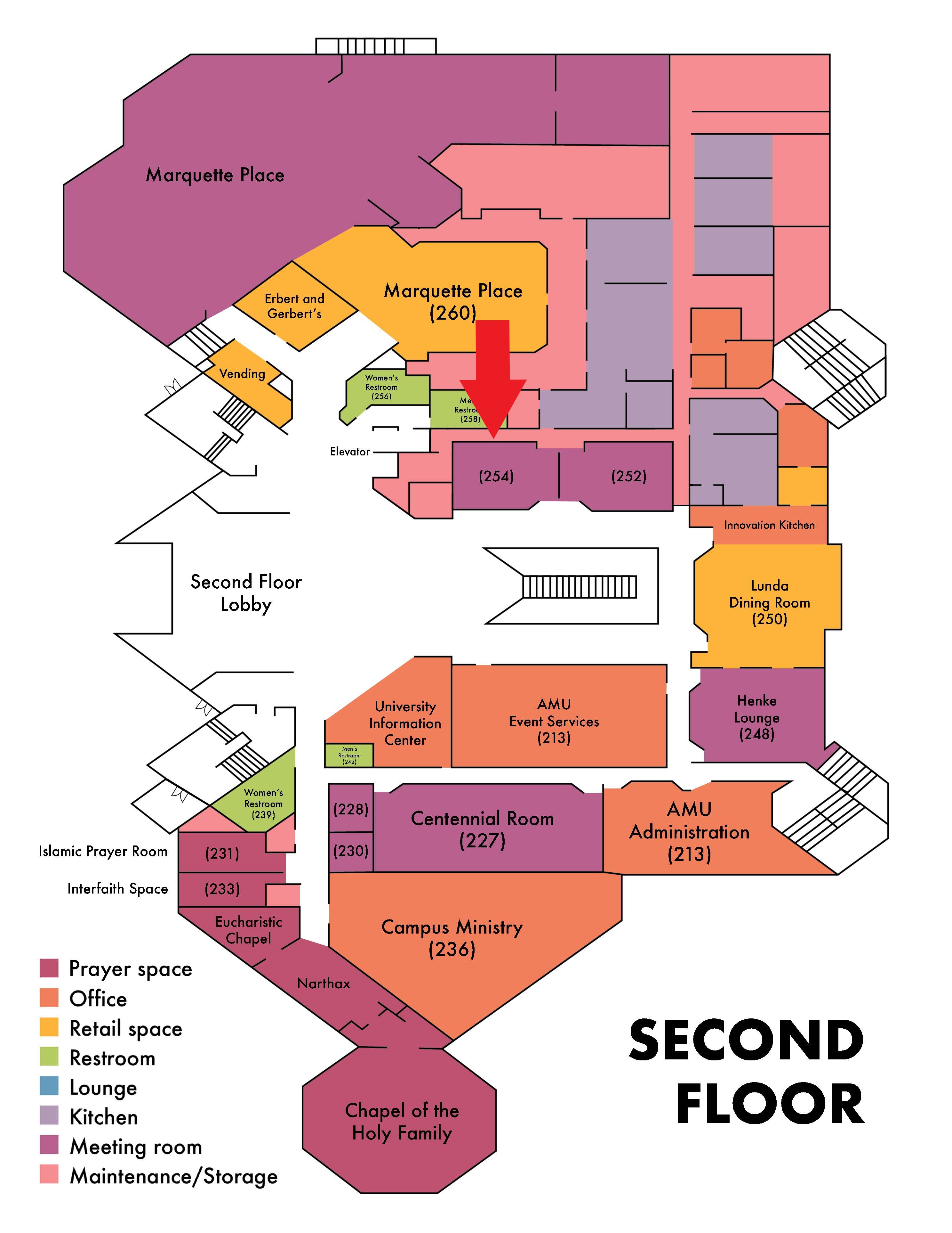 amu 254 floor plan