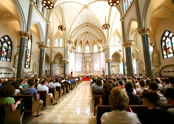 Interior of Gesu Church