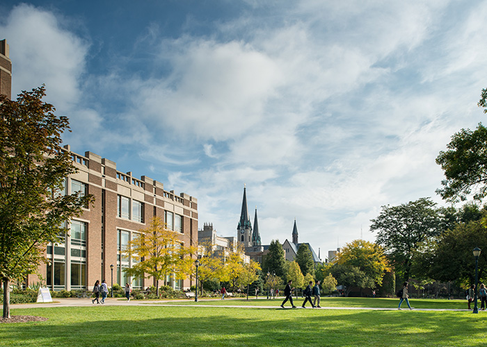 The Marquette University campus