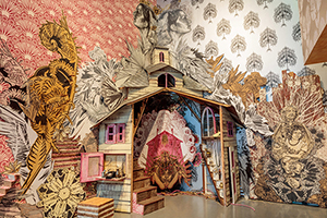 image of an installation for the exhibition