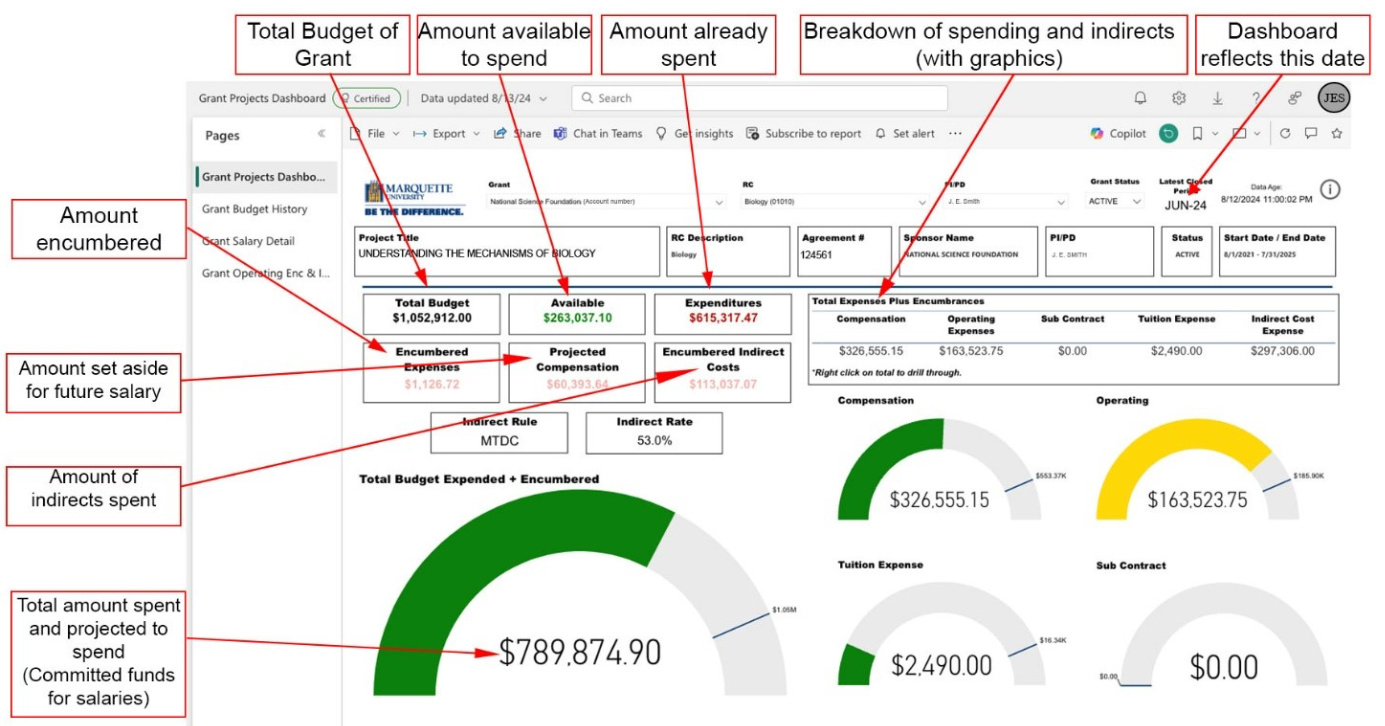 Dashboard Example