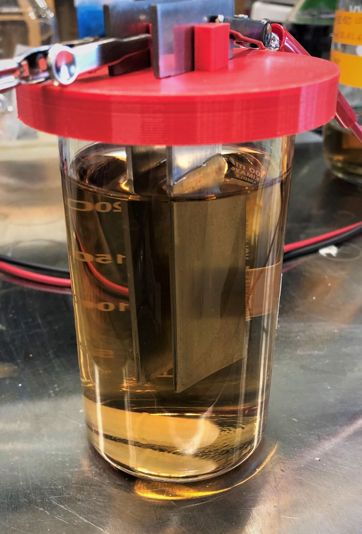 Pre-treated water. 
