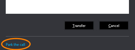 Click Park the call