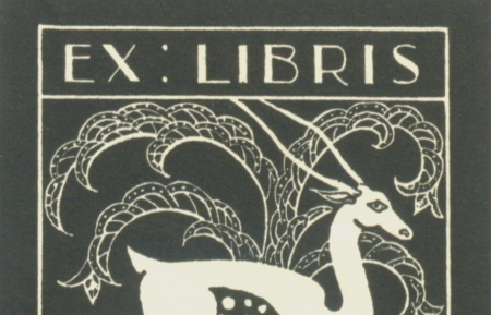 closeuop of a bookplate