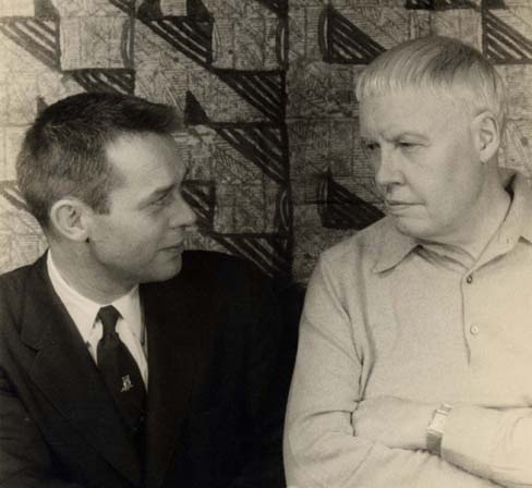 Photo of Karl Priebe and Carl Van Vechten