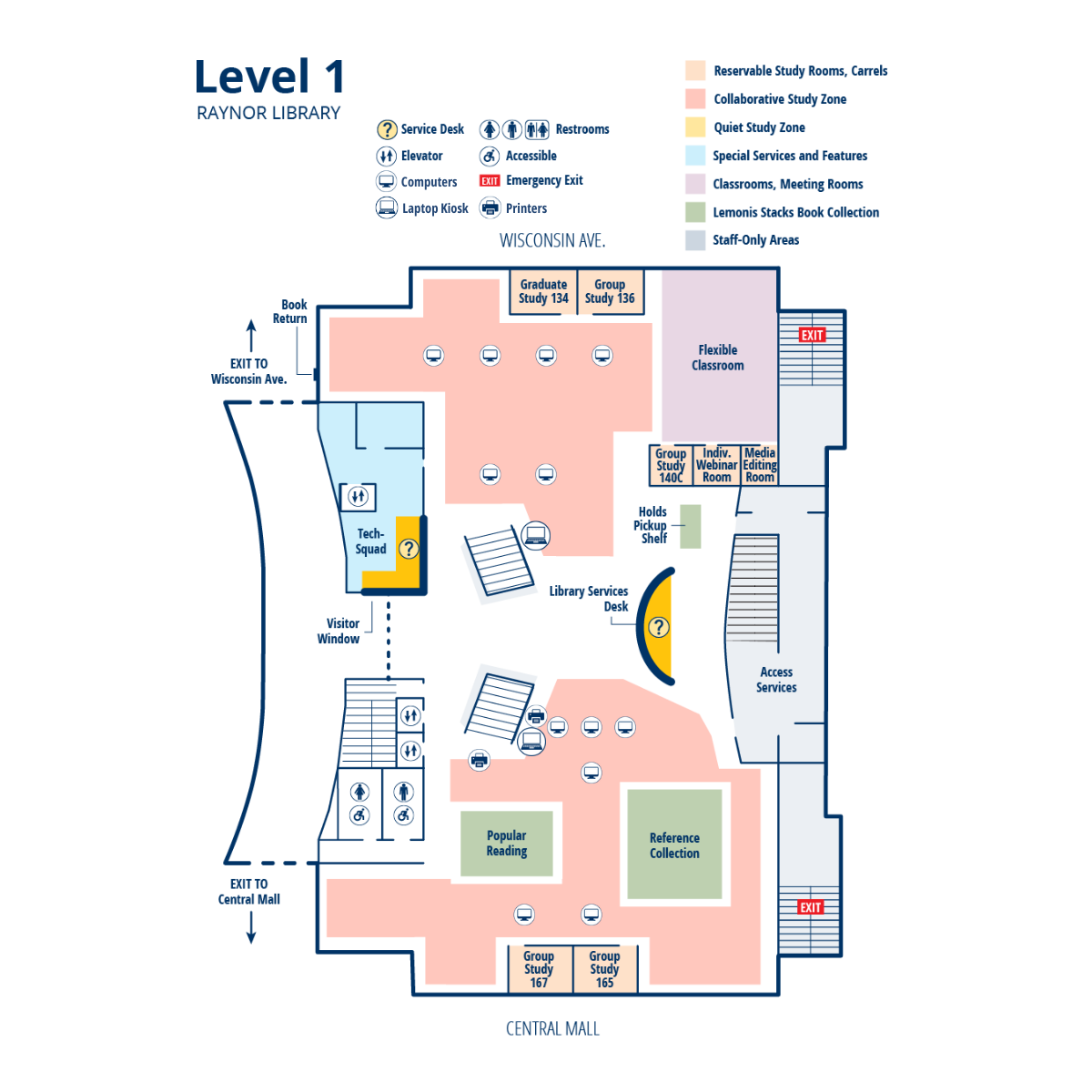 Raynor First Floor Map