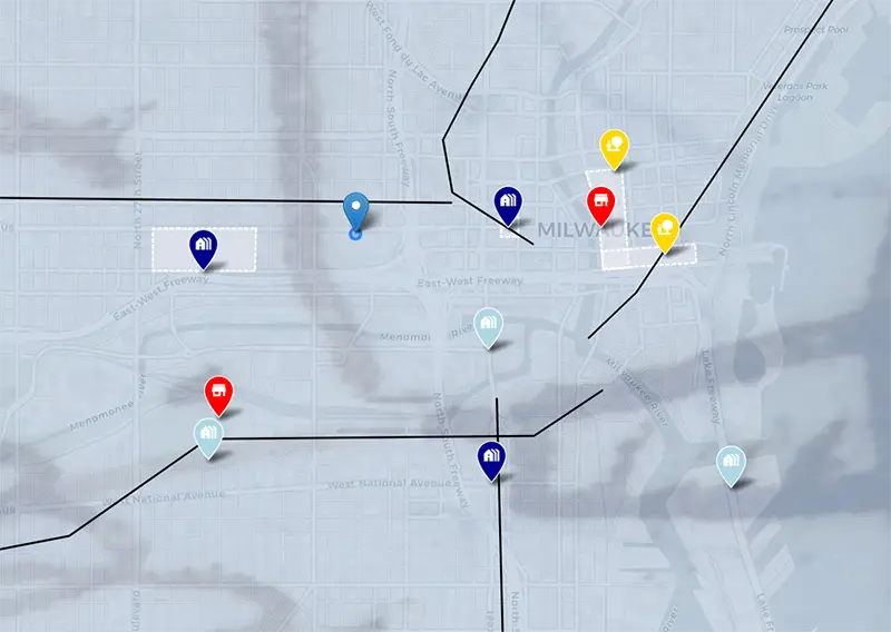 Unceded Milwaukee map