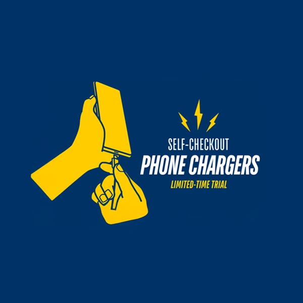self checkout phone chargers image