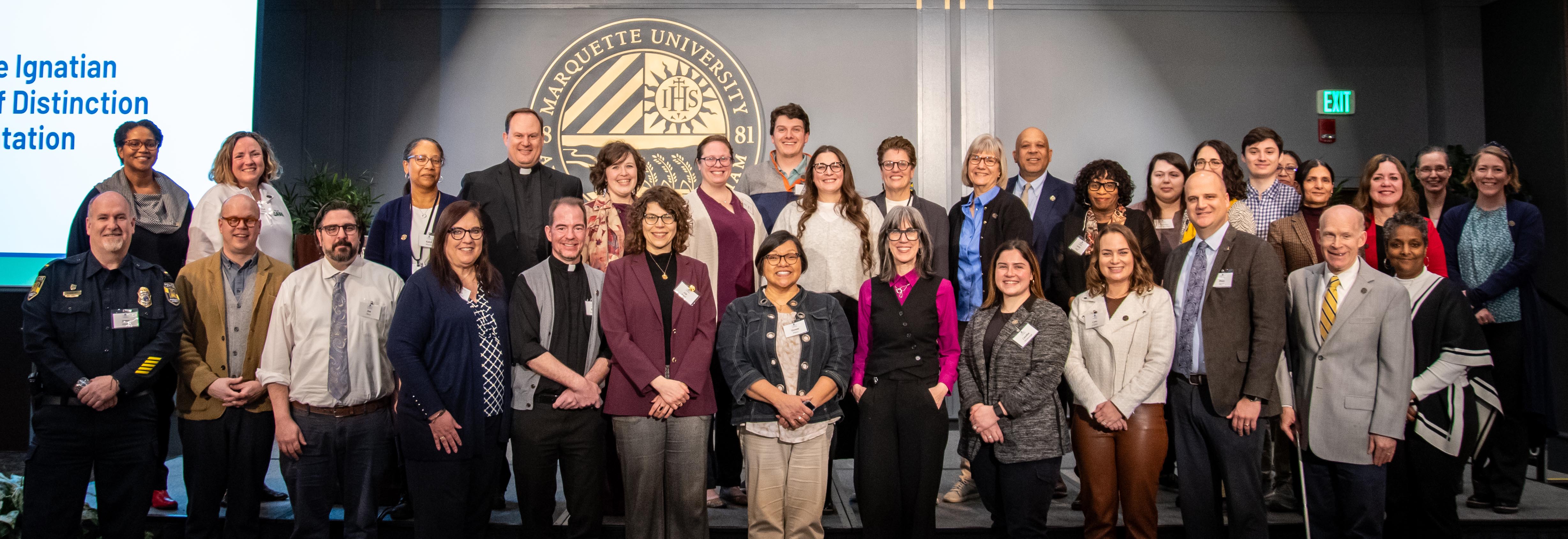 Group photo of the 2025 Ignatian Educators of Distinction