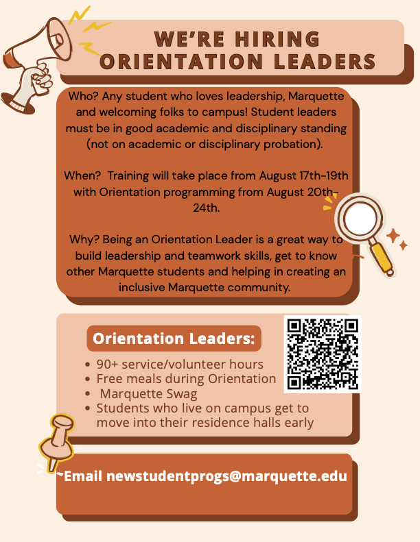 Orientation Leader Flyer