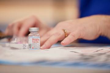 vaccine clinic bottle