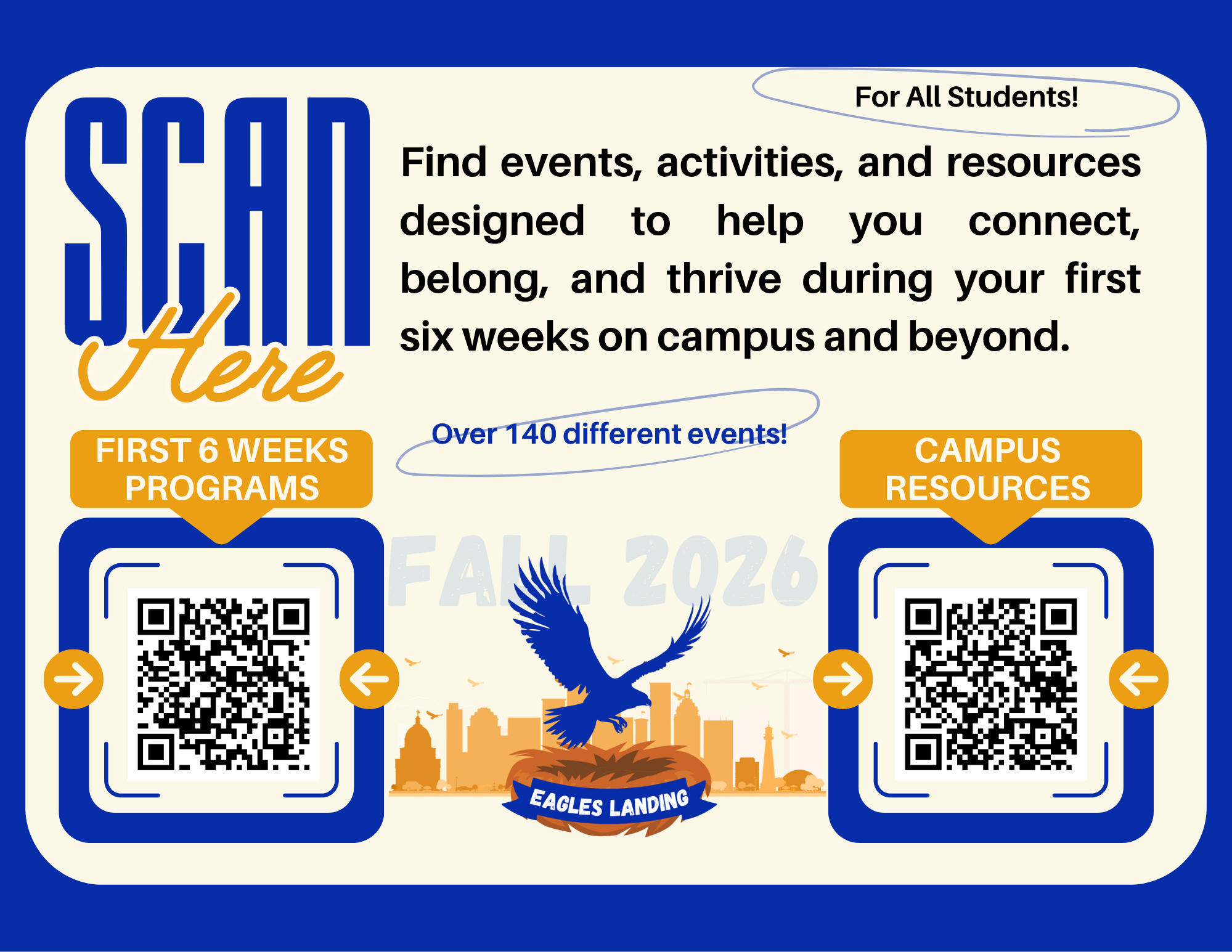 poster with qr codes