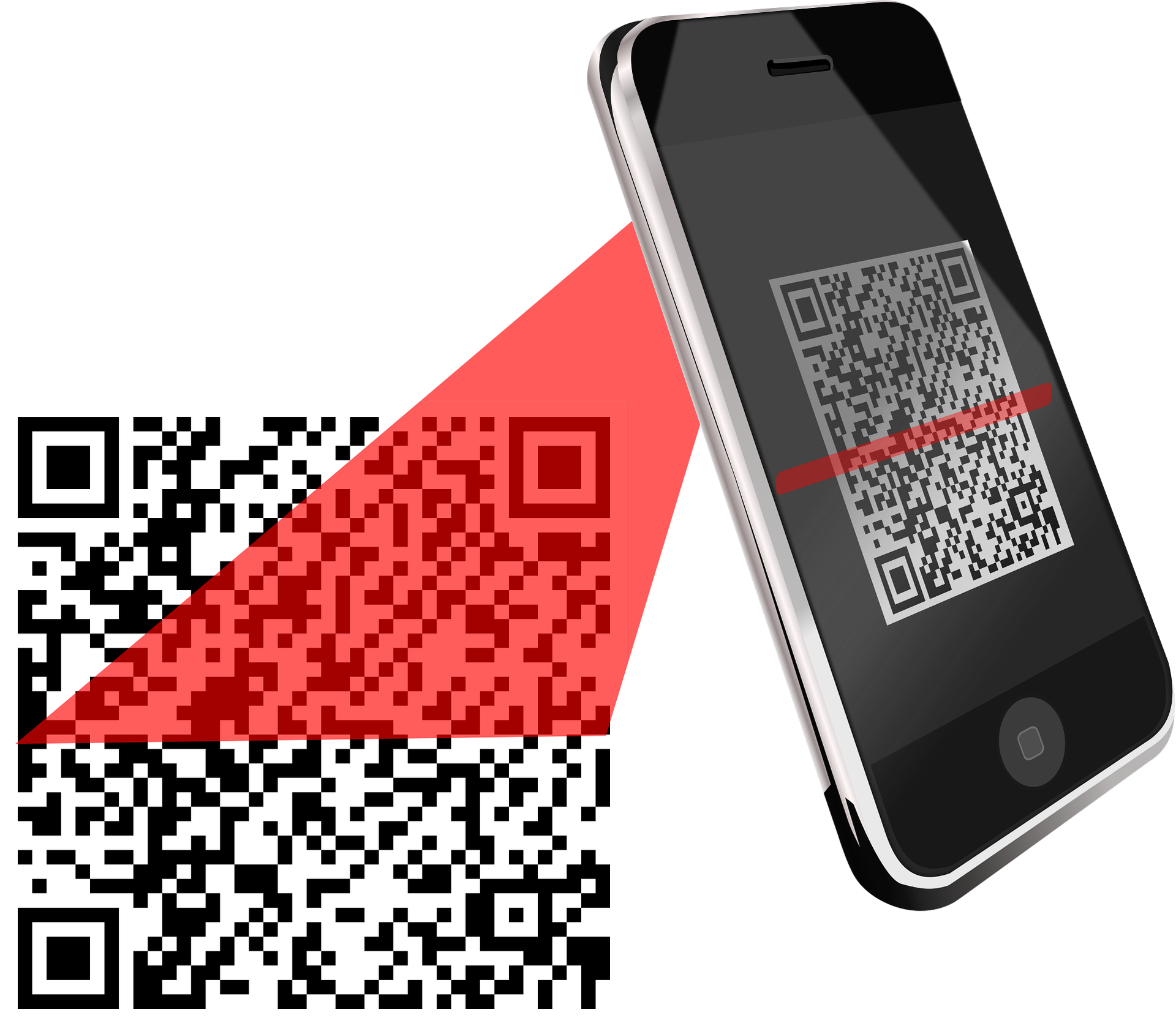 phone scanning qr code
