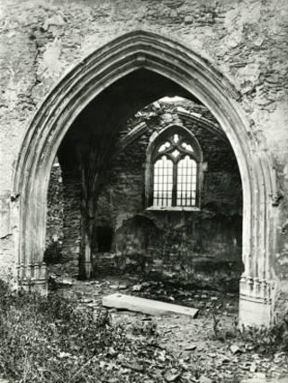 Original St. Joan of Arc Chapel entrance while in France