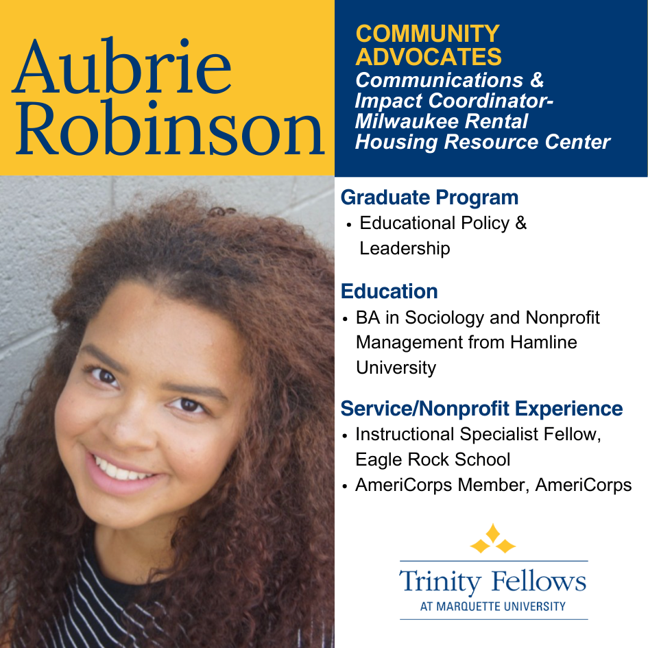 Trinity Fellow Aubrie