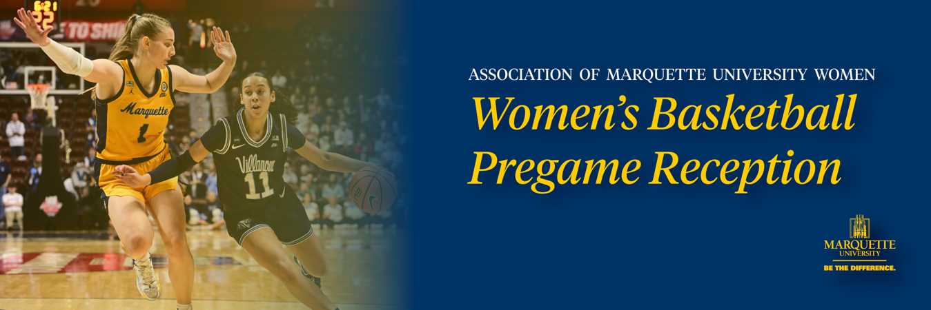 Jan. 2026 AMUW Women's Basketball Reception graphic