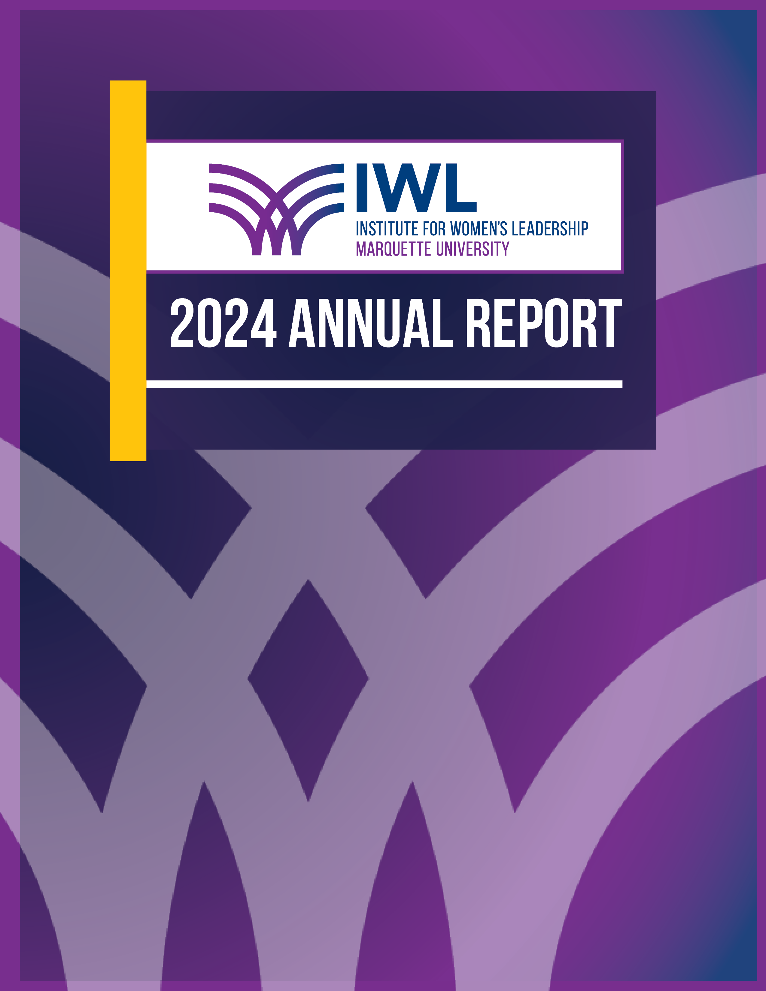 Front cover of the 2024 IWL Annual Report